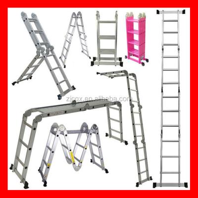 China Folding Ladders Aluminum High Quality Multi Purpose Trestle Ladder for sale