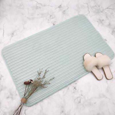 China Washable 53X86CM Easy To Clean Eco-friendly Super Absorbent Kitchen Floor Mat for sale