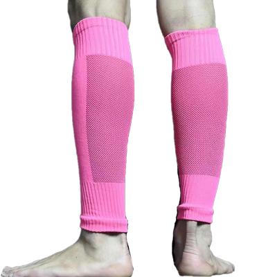 China 2022 New Design Black Nylon Calf Shin Guard Teens Socks Pads 2022 Soccer Football Unisex Arthritis Recycling Shin Guard Sleeve Sport Football Protect Sleeve Socks for sale