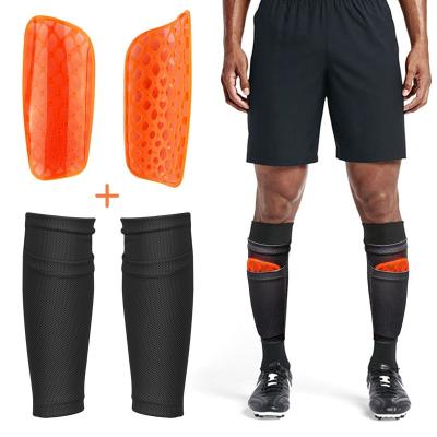 China Shin Guards Professional Shields Soccer Football Leg Calf Compression Protective Sleeves Shin Guard Teens Socks Pads Soccer Football Cycling Sports Running Safety for sale