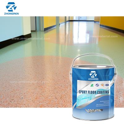 China Diamond Hard Clear Epoxy Floor Coating Epoxy Self Levelling Compound Custom Colors for sale