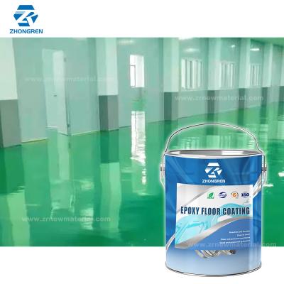 China OEM Blue Green Colorful Floor Epoxy Paint For Parking Lots  Eviromental Friendly for sale