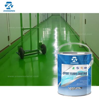 China Custom Colors Industrial Epoxy Floor Coating Water Based Anti Static Floor Paint for sale