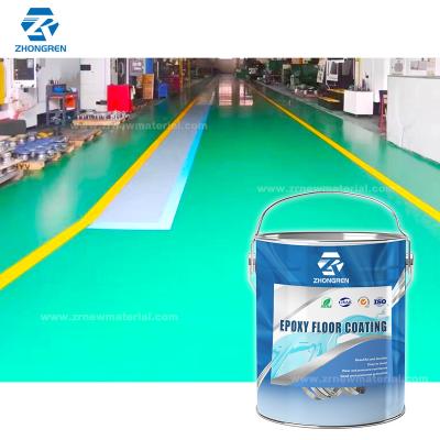 China Powder Coating Water Based Epoxy Resin Floor Paint For Indoor Building Floors Durable for sale