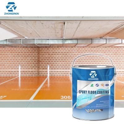 China White Yellow Blue Custom Color Epoxy Floor Paint For Concrete  UV Resistance for sale