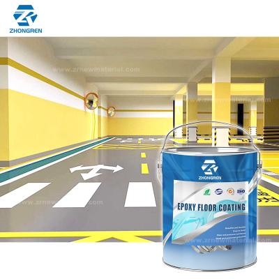 China High Gloss Liquid Coating Warehouse Epoxy Floor Paint Abrasion Resistance for sale