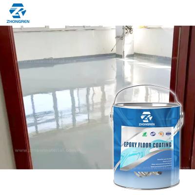 China Customized  Grey Commercial Epoxy Floor Coating With Self Leveling Properties for sale