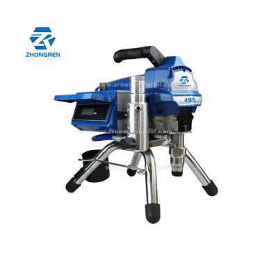 China Easy Operation 495 Airless Electric Spray Paint Machine 200V 50Hz Painting Walls With Airless Sprayer for sale