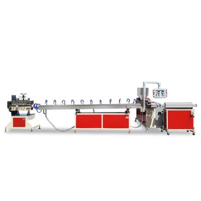 China Flexible Steel Bar Metal Bellows Corrugated PVC Pipe Coating Extrusion Production Line PE Tube Coating Machine for sale