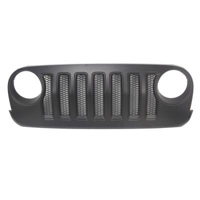 China Protective & Decoraion & Replace Front Grille Front Grill Bumper Fit For Jeep Wrangler JK Upgrade To JL Mesh Grille for sale