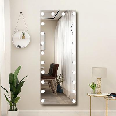 China Modern Lights Large Wall Mounted Hollywood Vanity Hollywood Bulb Mirror Makeup Mirror LED for sale