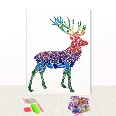 China DIY Tool Kit Fun Gifts Art Craft 5D Diamond Painting Environmental Friendly Wholesale Deer For Home Decoration for sale