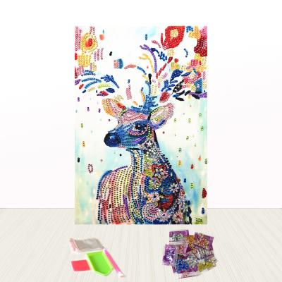 China Unique Eco-friendly DIY 5d Crystal Diamond Painting Kit Animals Canvas Wall Art For Adults for sale