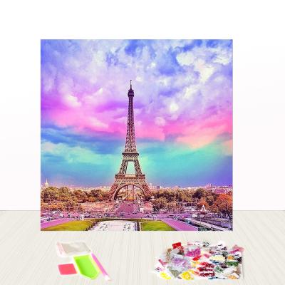 China Dril's Full Round Resin 26 Faceted Beads 26 Bead Eiffel Tower Diamond Painting Paris For Gift for sale