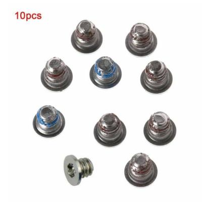 China New 10 Pcs Bottom Case Flat Screws Set For MacBook Pro a1502 a1398 Replacement Screws 2012 2013 2014 2015 for sale