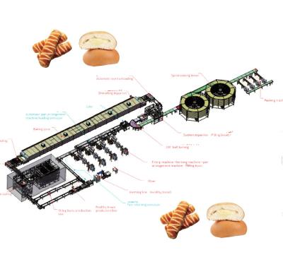 China Industrial Commercial Snack Factory High Productivity Automatic Filling Rolls And Healthy Bread Product for sale