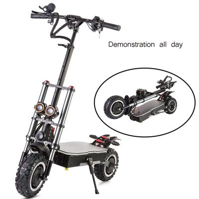 China Foldable Unisex Warehouse E Scooter 85KM/H Max Speed ​​Electric Scooter 5600W 60v USA 11 Inch Off Road Tire Electric Trotinette Scooter for sale