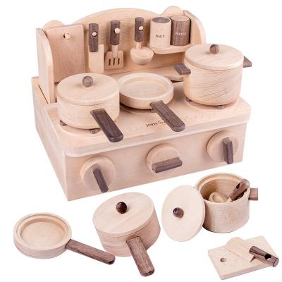 China Children's Wooden Toys Children's Kitchen Toys Parent-child Interaction Interest Cultivation Simulated Home Toys for sale