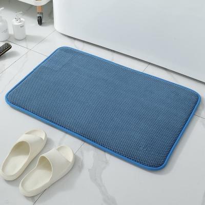 China Store Sustainable Water Force Absorbent Anti-Slip Floor Carpet Shaggy Bath Mats Quick Dry Soft Floor Bath Mat for sale