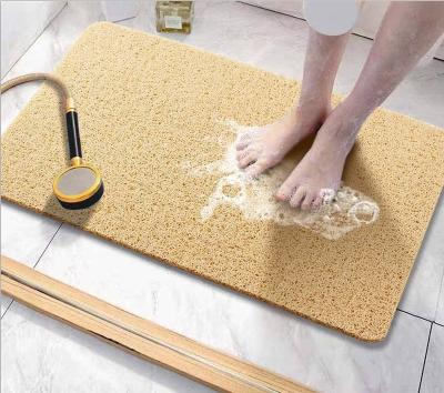 China New Innovations Washable Custom Printed PVC Material Roll Anti-Slip Door Mat Coil Waterproof Floor Mat For Home for sale