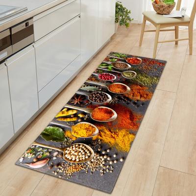 China Cheap Wholesale Water Washable Microfiber Kitchen Diatomite Mat Hallway Balcony Anti Slip Mat Floor Mat for sale