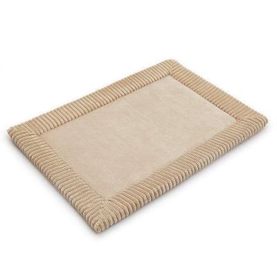 China Viable With Good Service Microfiber Flannel Floor Mat Memory Foam Mat Absorben Soft Anti-Slip Mat Shower Cover for sale