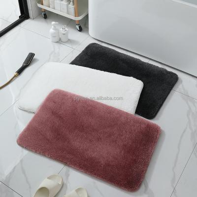 China Wholesale Viable Private Label Shower Mat Non Slip Luxury Door Mat Soft Shower Mats Washable Bath Cover for sale