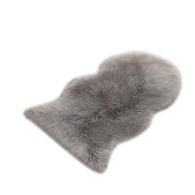 China Brand New Washable Shaggy Mat Area For Bedroom Home Non-Slip Ultra Soft Faux Rabbit Fur Blanket For Living Room for sale