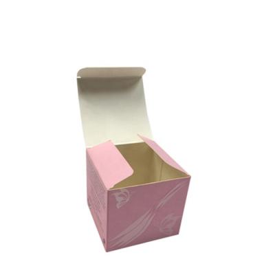 China Recyclable High End Cardboard Paper Packaging Box For Round Scented Candle for sale