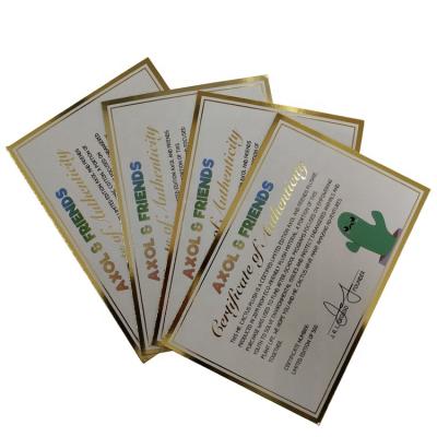 China paper & Cardboard Custom Fancy Printing Paper Playing Affirmation Cards Cardboard Thank You Greeting Card for sale