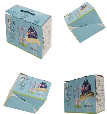 China Factory Made High Quality Recycled Materials Milk Carton Box Paper Packaging With A Competitive Price for sale