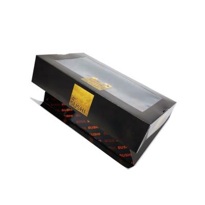 China Disposable Well Priced Clear Sushi Box Take Out With Custom Logo for sale