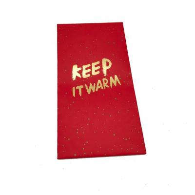 China Custom Handmade Red Gift Envelope Printing Service Envelope Package for sale