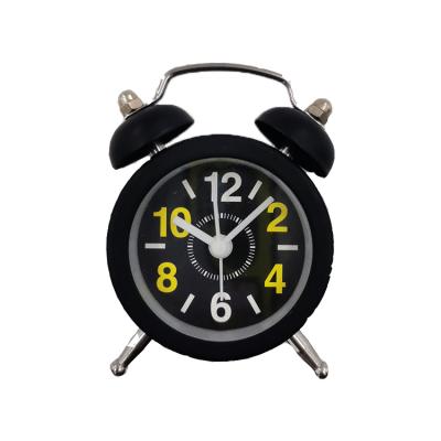 China Mini 40mm small modern metal alarm clock for kids gifts for sale