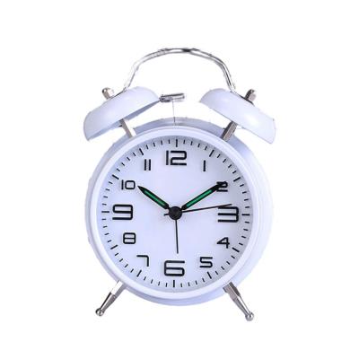 China Wholesale Nordic style metal pretty students use the bell Ultra-noisy twin retro alarm clock for sale