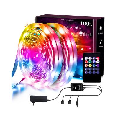 China Residential Club Disco Lighting Back Light 12V RGB 5050 LED TV Strips 3v 5 Volt LED Neon Light Strip With Remote Control For Bar for sale