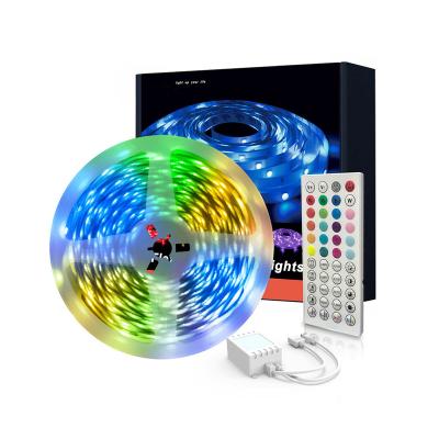 China Residential 12V 50ft 15M 5050 RGB Kits Flex LED Panel Strip Lights Color LED Light For Certain Wall Glass for sale