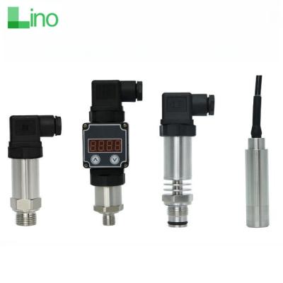 China SS304 LINO hydraulic pressure transmitter 4-20mA water pressure sensor M20*1.5 G1/4 G1/2 for sale