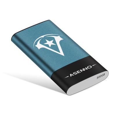 China SSD ASENNO Portable SSD 500GB ssd m.2 external solid state drive for computer laptop desktop for sale