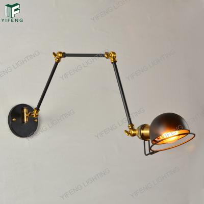 China New Design Modern Industrial Swing Arm Indoor Reading Led Lighting Wall Lamp for sale