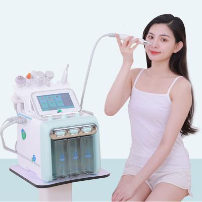 China Factory Outlet of Exfoliators 6 in 1 Small Bubble Facial Skin Care Equipment Hydraulic Facial Hydraulic Dermabrasion Machine Price for sale