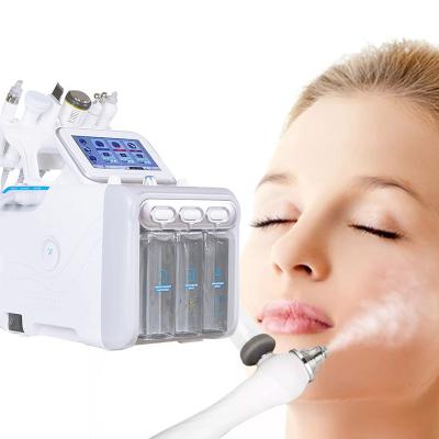 China Hot Selling Exfoliators 6 in 1 Hydraulic Small Bubble Skin Care Machine Hydrodermabrasion Machine Water Facial Dermabrasion for Deep Cleansing for sale