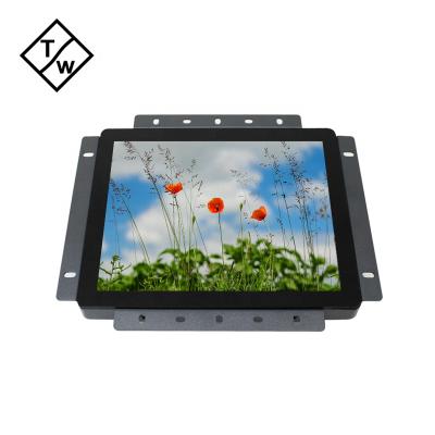 China Metal Case OEM Customized PCAP 8 Inch Multi Touch Screen Open Frame Flat Panel Monitor for sale