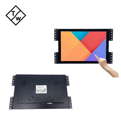 China Metal Case Wall Mount Recessed Multi Touch Screen Monitor Open Frame 10 Inch LED Monitor for sale