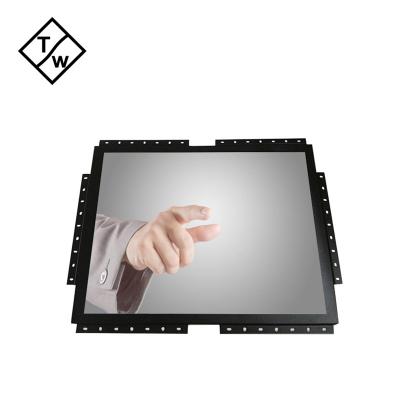 China T1902 Open Metal Case Frame Recessed 19 Inch Resistive Touch Screen LCD Monitor for sale