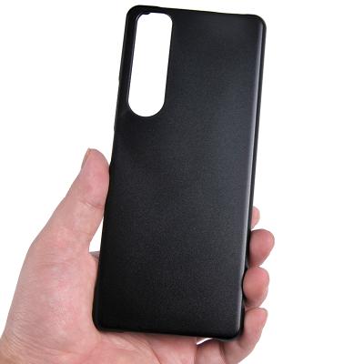 China Wholesale Matte Hard Plastic Black Empty Phone Case Miroos Shockproof Protector Cover For Sony xperia1 Jet Oil Case For For Sony xperia 5 for sale