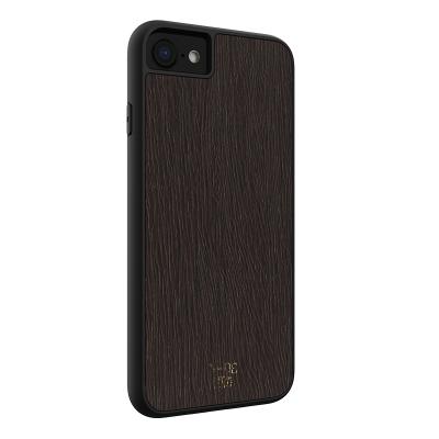 China Full Cover PC TPU Groove Inlay White Hybrid Case For iPhone 7 8 Custom Fashion Wooden Case For iPhone se2 1.0mm Groove for sale