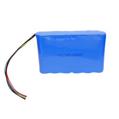 Cina Sopra il pacchetto della batteria di protezione 7.4V 10200mAh 18650 della tassa in vendita