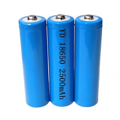 Κίνα 3.7V 2500mAh 18650 επαναφορτιζόμενη ιονική μπαταρία λι προς πώληση