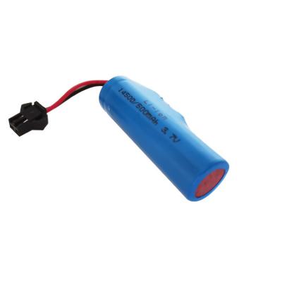 중국 재충전이 가능한 3.7V 500mAh 14500 건전지 팩 판매용